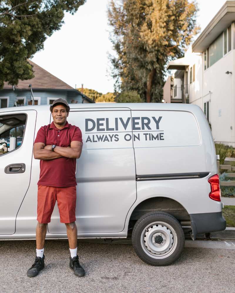 Man with Premium courier in dorset uk